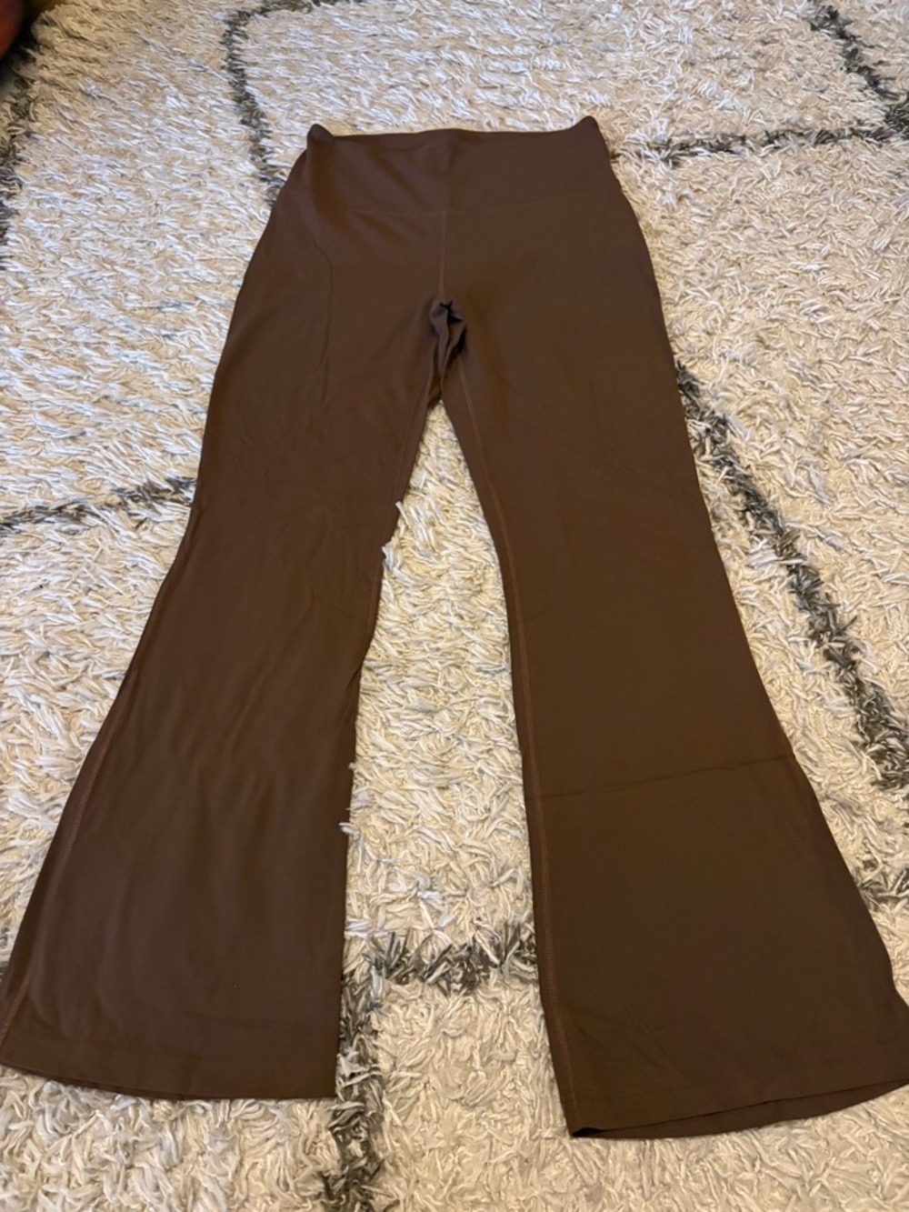 Lululemon High-Rise Brown Flare Pants